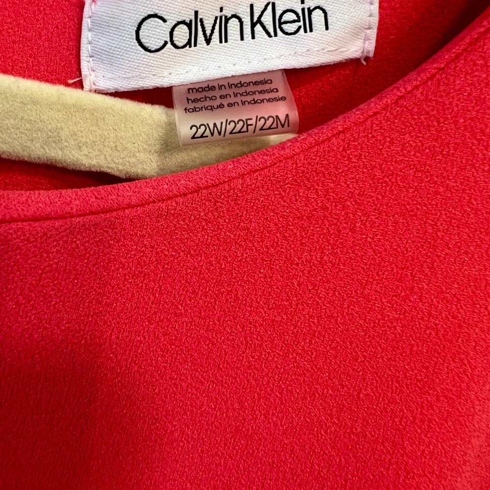 CALVIN KLEIN SLEEVELESS PLUS DRESS - Picture 6 of 10